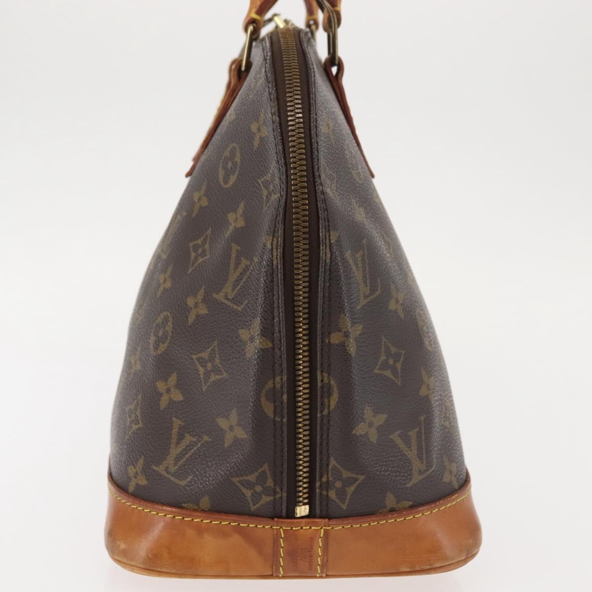 LOUIS VUITTON Monogram Alma Hand Bag M51130 LV Auth BA6423