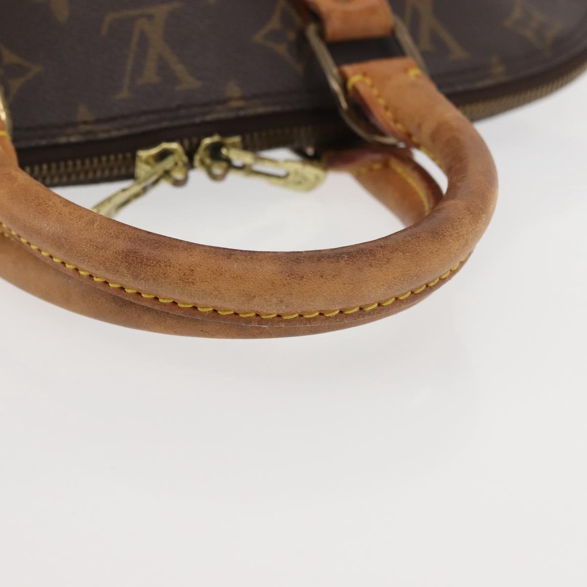 LOUIS VUITTON Monogram Alma Hand Bag M51130 LV Auth BA6423