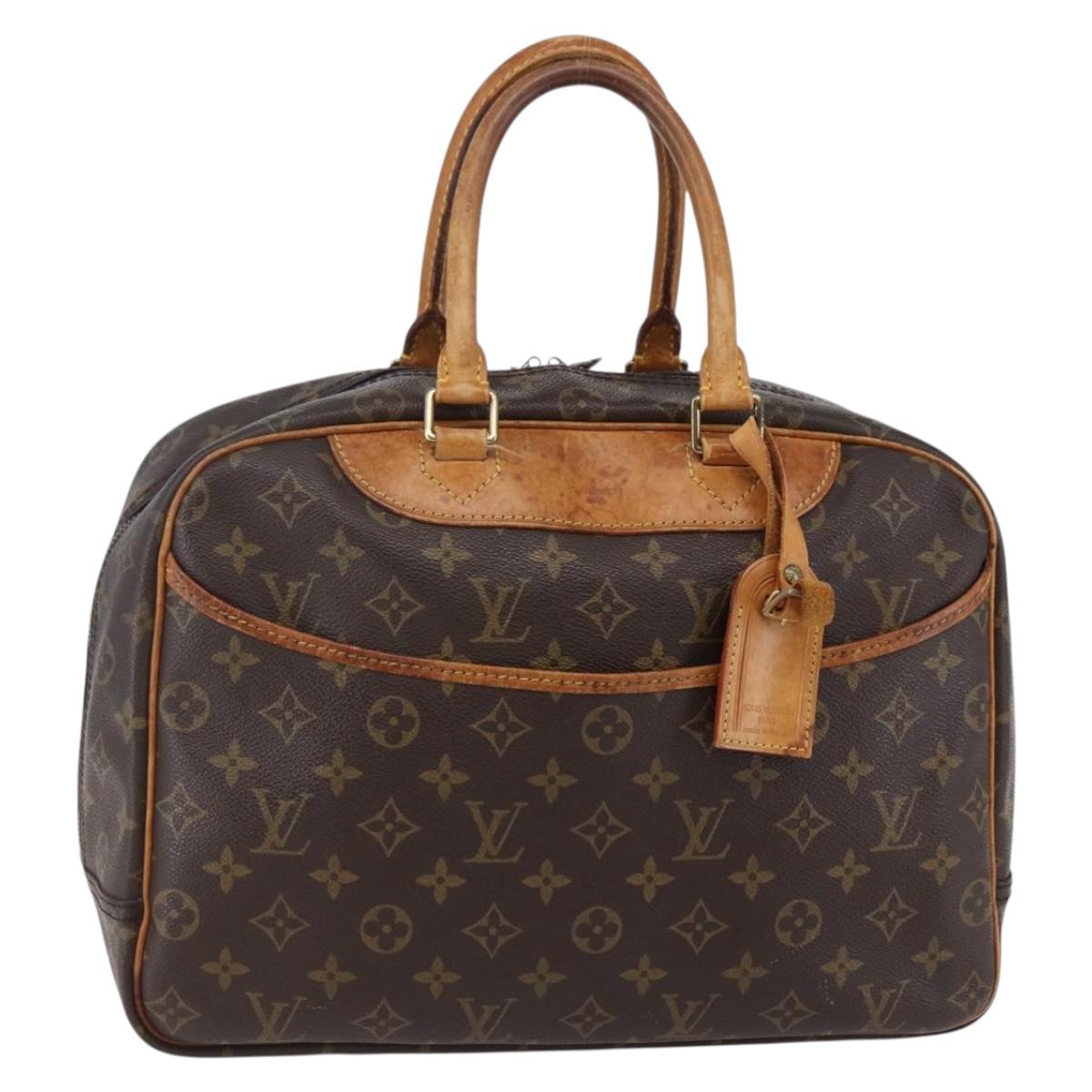LOUIS VUITTON Monogram Deauville Hand Bag M47270 LV Auth BA6424