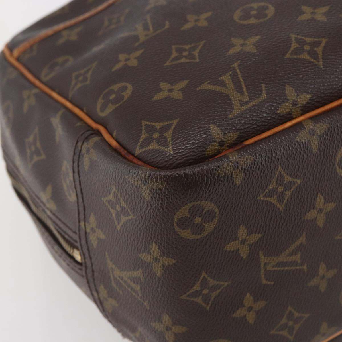 LOUIS VUITTON Monogram Deauville Hand Bag M47270 LV Auth BA6424