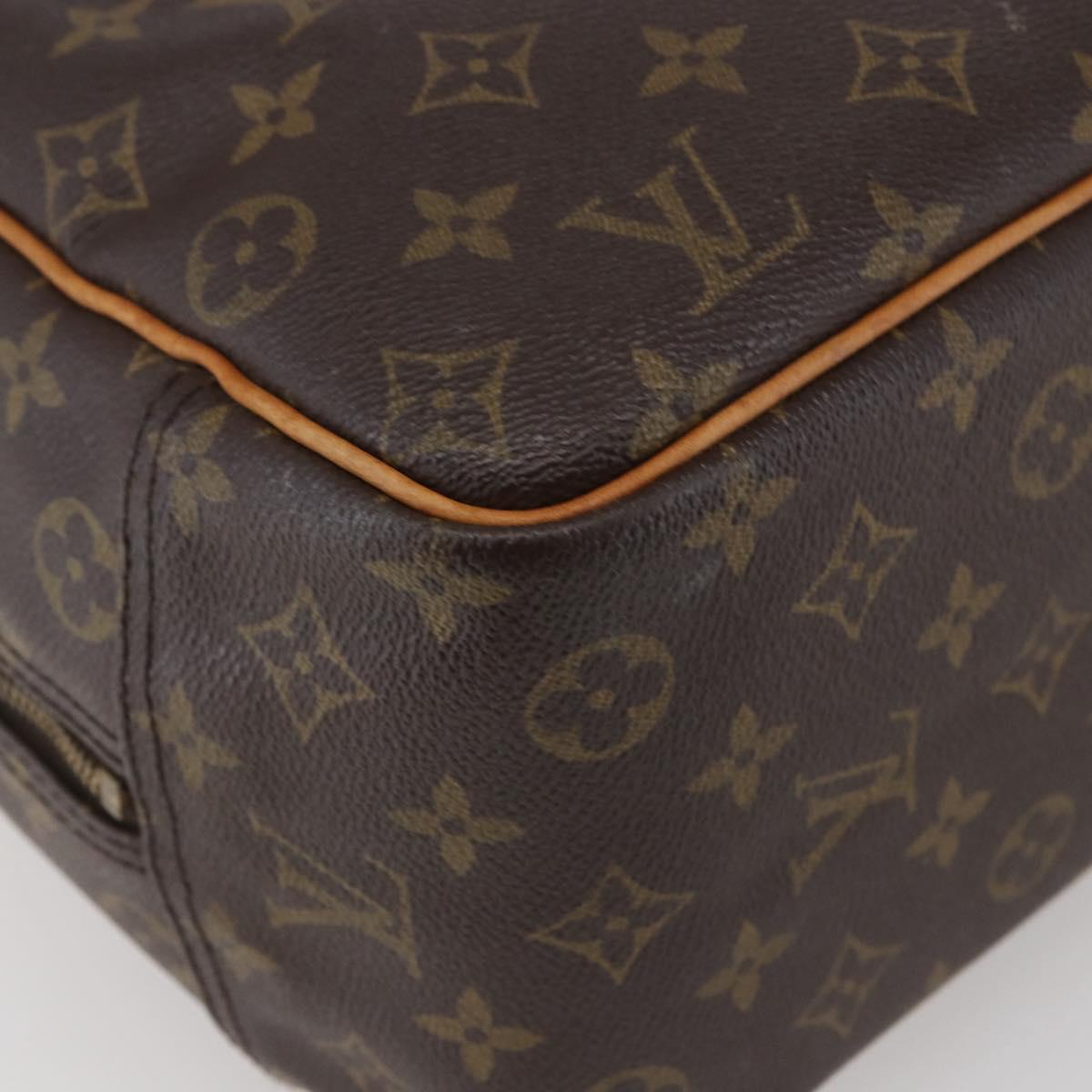 LOUIS VUITTON Monogram Deauville Hand Bag M47270 LV Auth BA6424