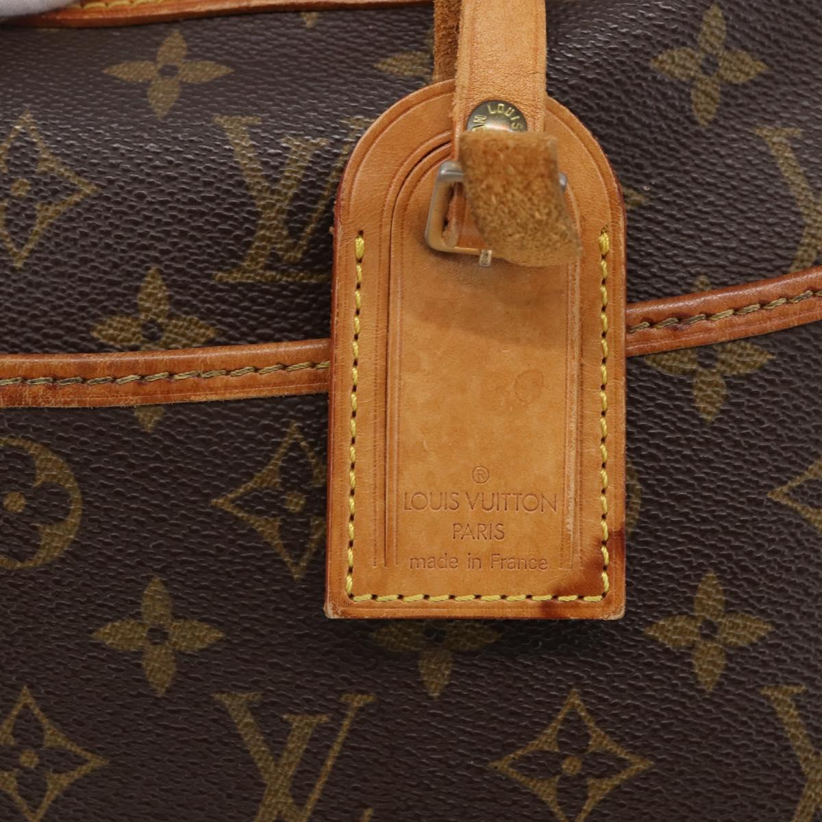 LOUIS VUITTON Monogram Deauville Hand Bag M47270 LV Auth BA6424