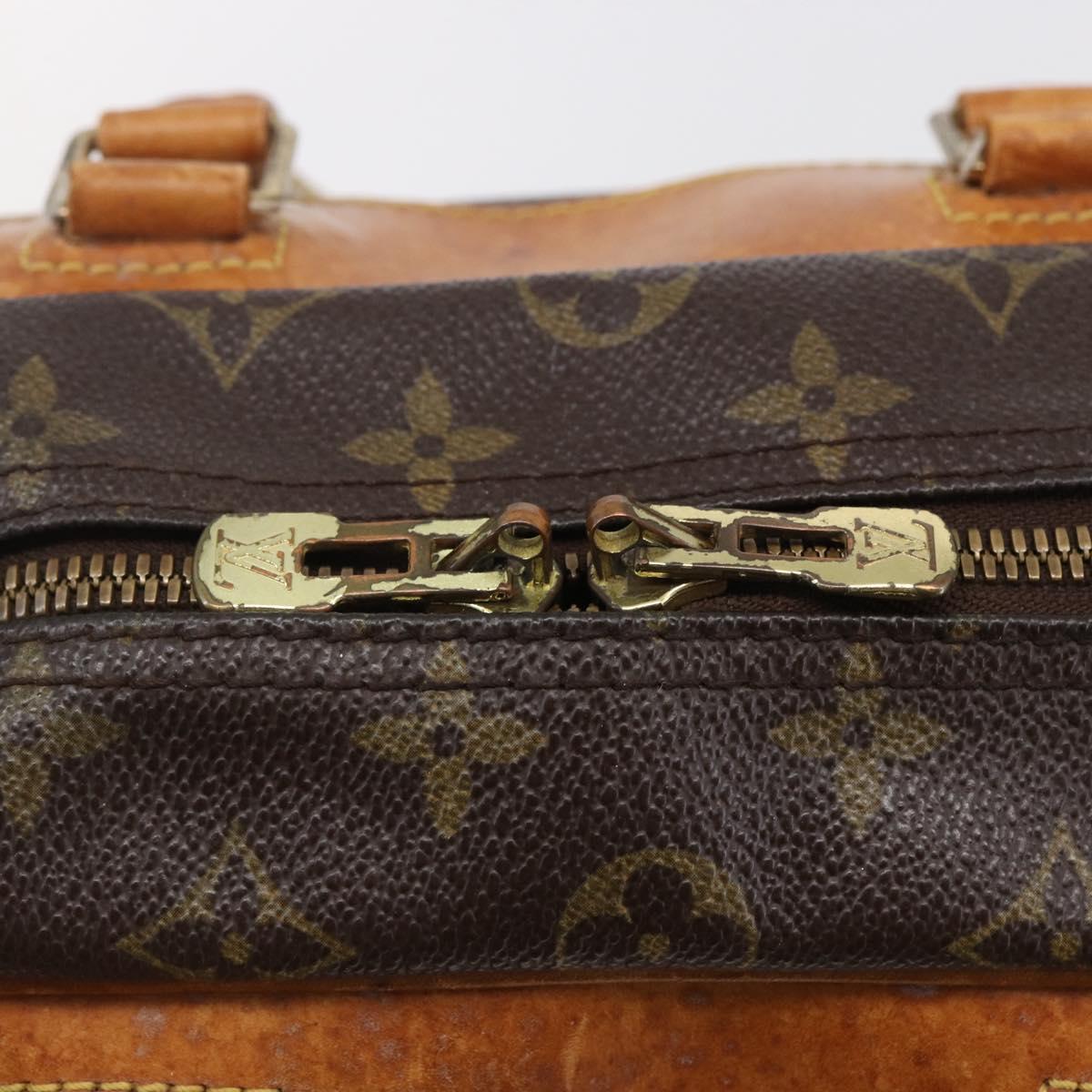 LOUIS VUITTON Monogram Deauville Hand Bag M47270 LV Auth BA6424