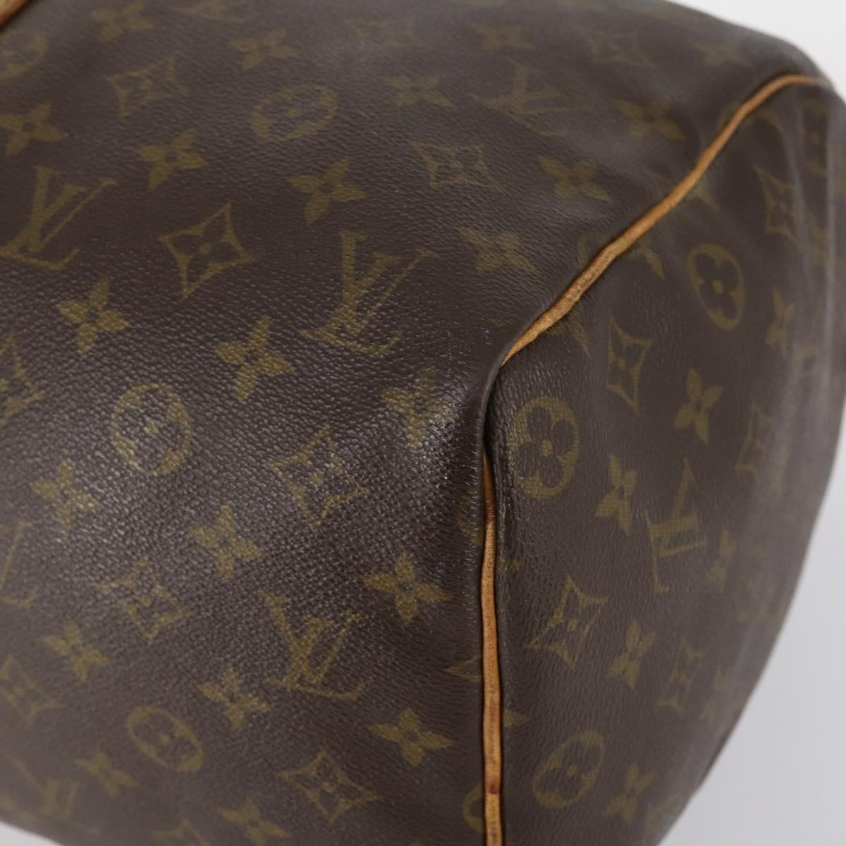 LOUIS VUITTON Monogram Keepall 45 Boston Bag M41428 LV Auth BA6425