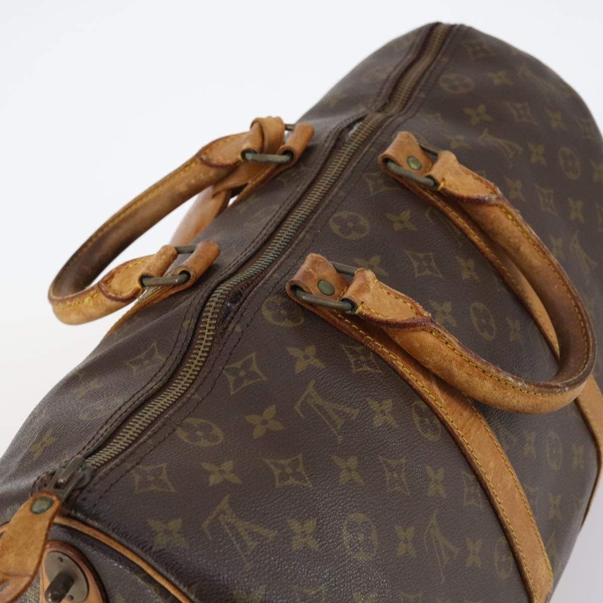LOUIS VUITTON Monogram Keepall 45 Boston Bag M41428 LV Auth BA6425