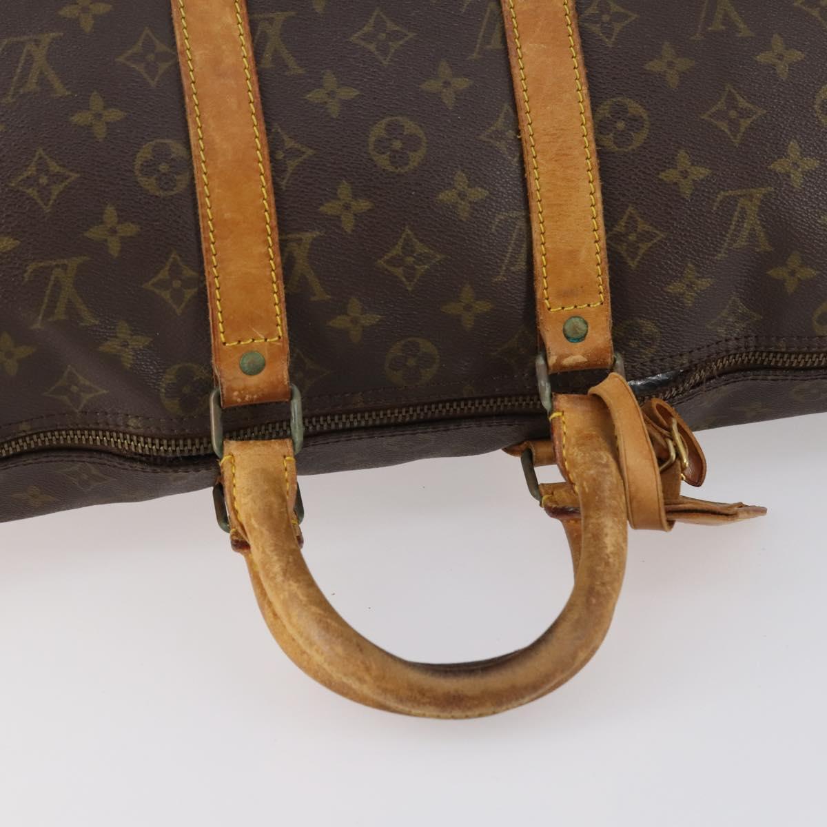LOUIS VUITTON Monogram Keepall 45 Boston Bag M41428 LV Auth BA6425