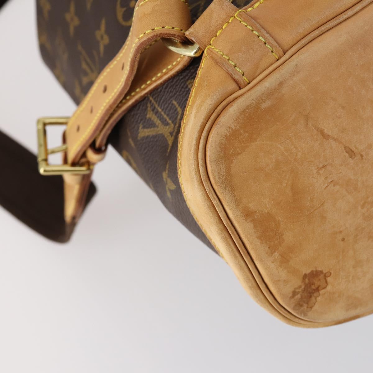LOUIS VUITTON Monogram Montsouris GM Backpack M51135 LV Auth BA6427