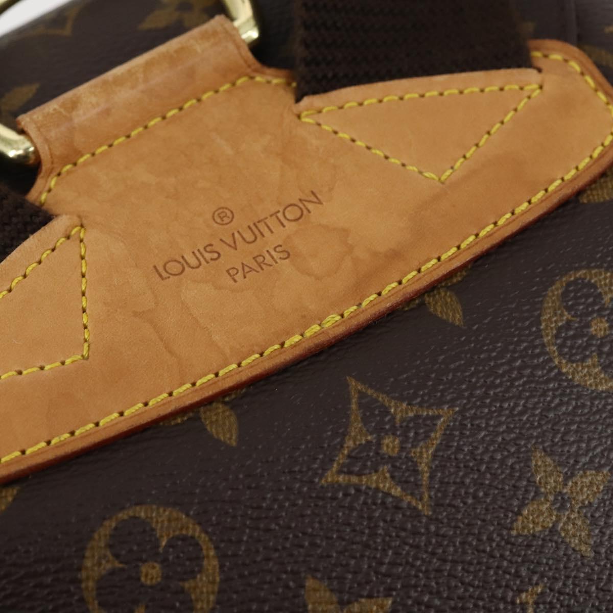 LOUIS VUITTON Monogram Montsouris GM Backpack M51135 LV Auth BA6427