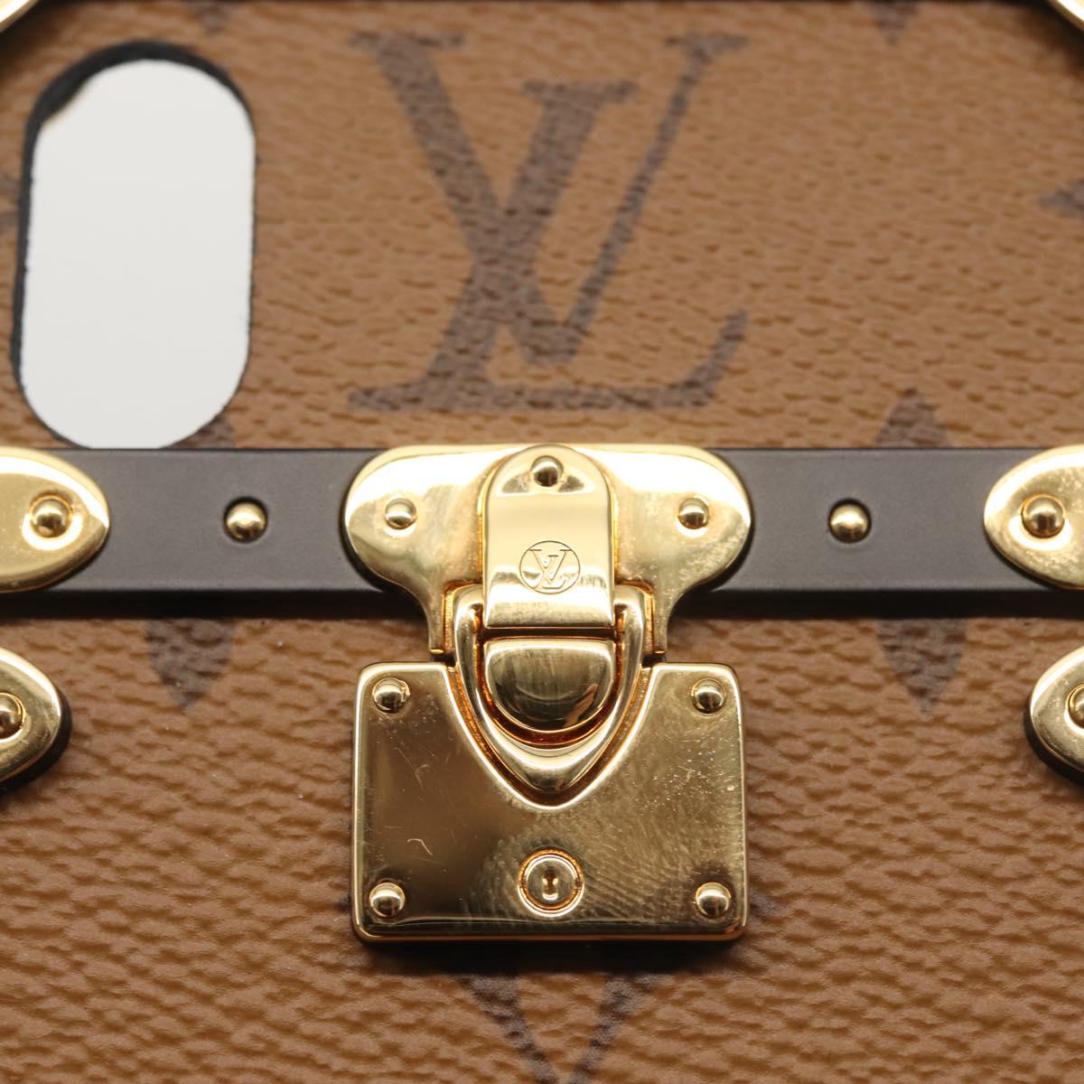 LOUIS VUITTON Reverse iPhoneX/iPhoneXS Eye Trunk iPhone Case M62619 Auth BA6432