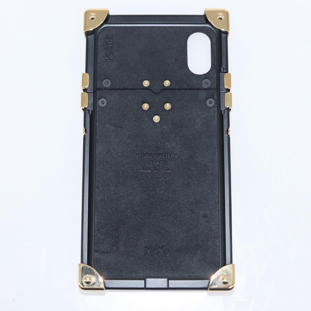 LOUIS VUITTON Reverse iPhoneX/iPhoneXS Eye Trunk iPhone Case M62619 Auth BA6432