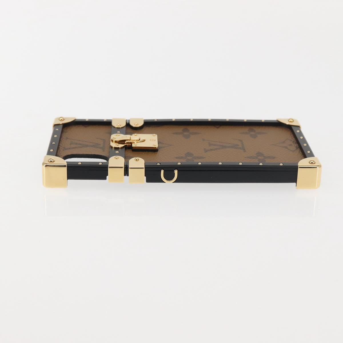 LOUIS VUITTON Reverse iPhoneX/iPhoneXS Eye Trunk iPhone Case M62619 Auth BA6432