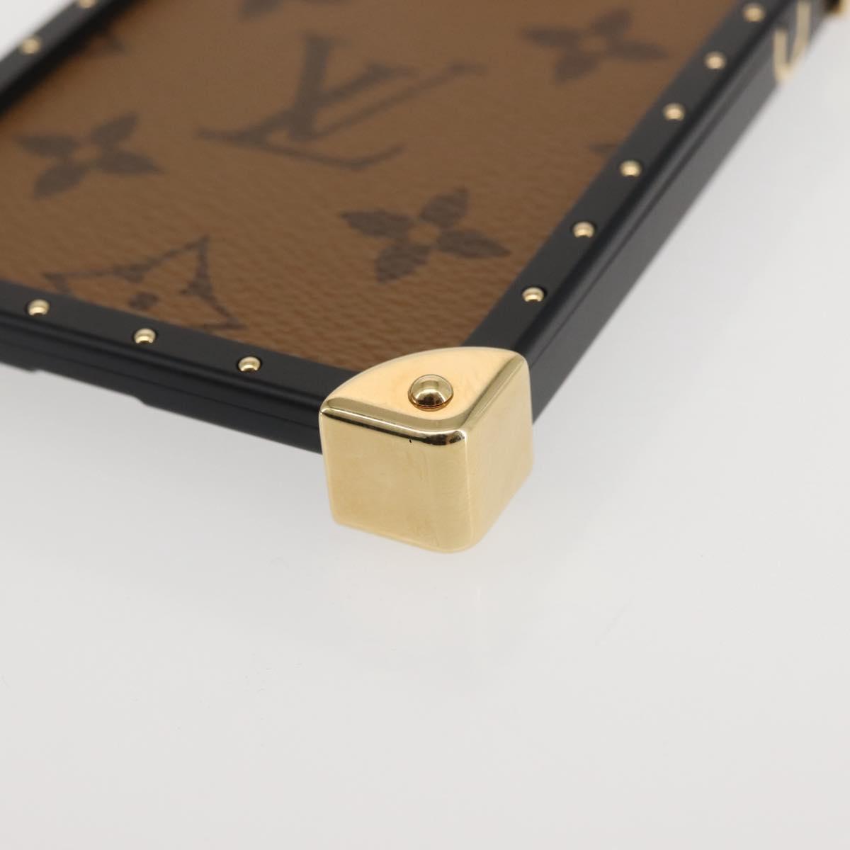 LOUIS VUITTON Reverse iPhoneX/iPhoneXS Eye Trunk iPhone Case M62619 Auth BA6432