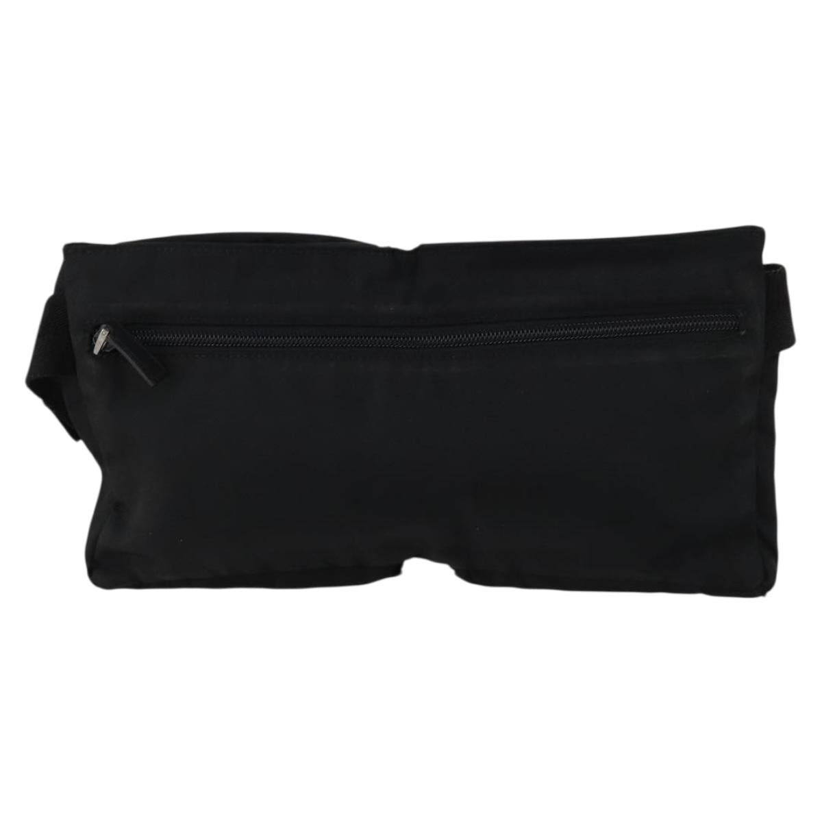 GUCCI Waist bag Nylon Black 28566 Auth BA6449