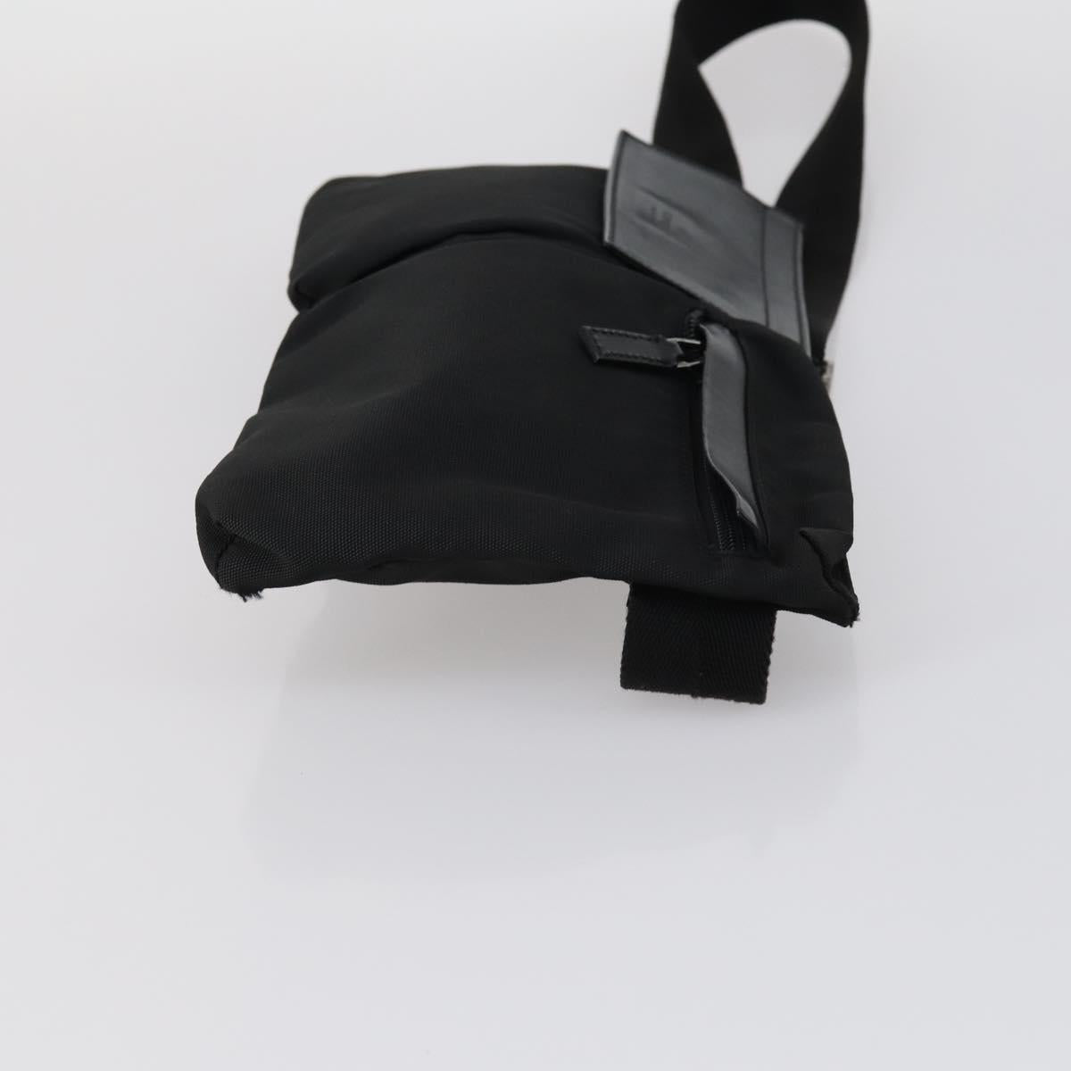 GUCCI Waist bag Nylon Black 28566 Auth BA6449