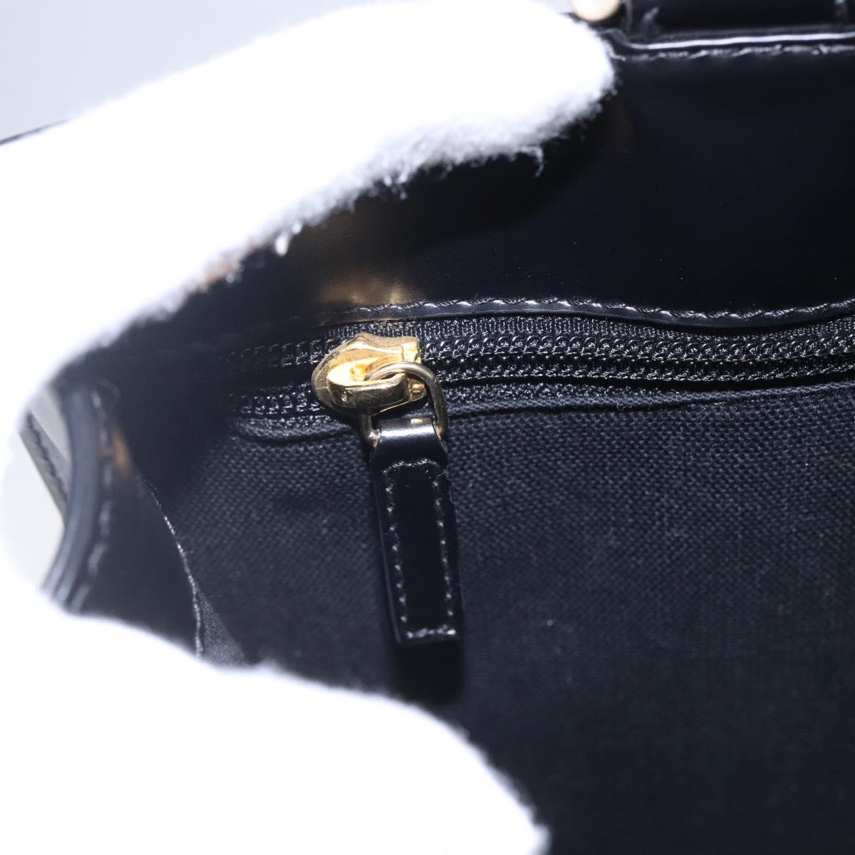 Salvatore Ferragamo Tote Bag Leather Black Auth BA6469