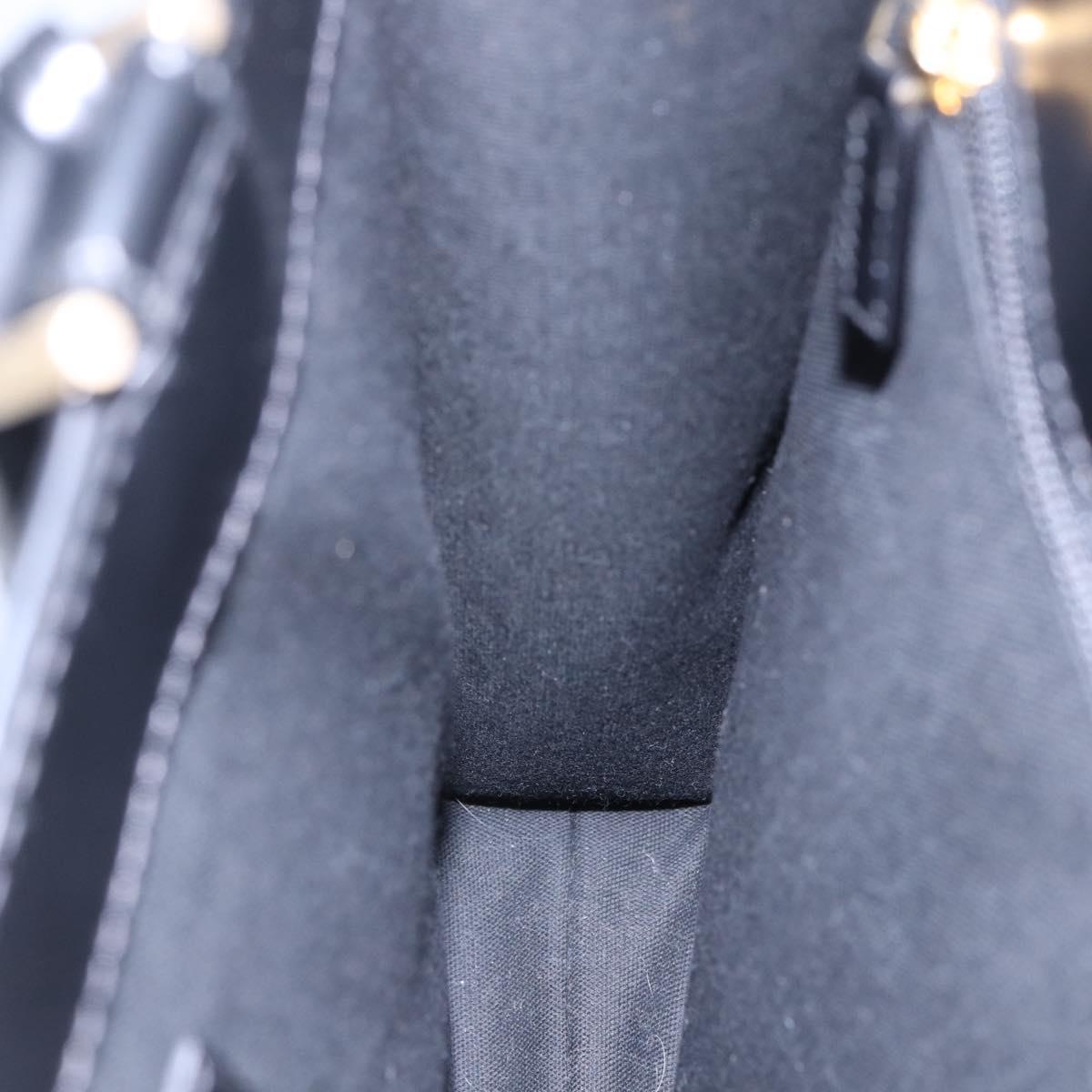 Salvatore Ferragamo Tote Bag Leather Black Auth BA6469