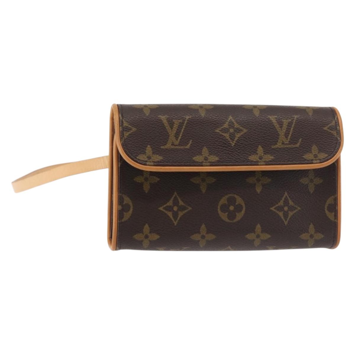 LOUIS VUITTON Monogram Pochette Florentine Waist Bag M51855 LV Auth BA6479