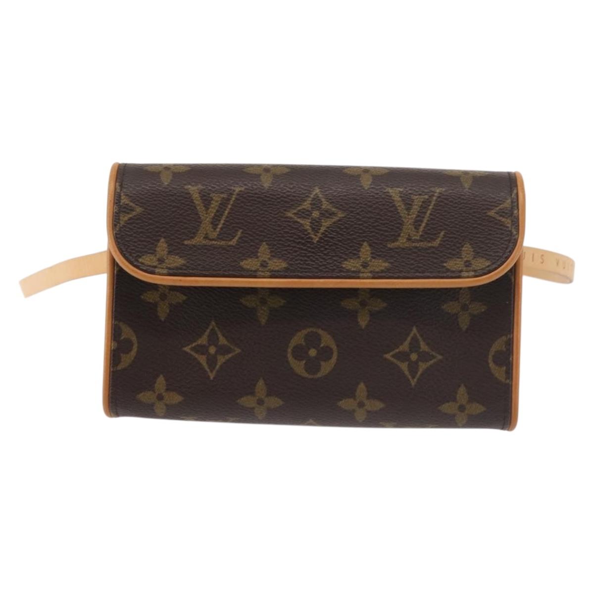 LOUIS VUITTON Monogram Pochette Florentine Waist Bag M51855 LV Auth BA6479