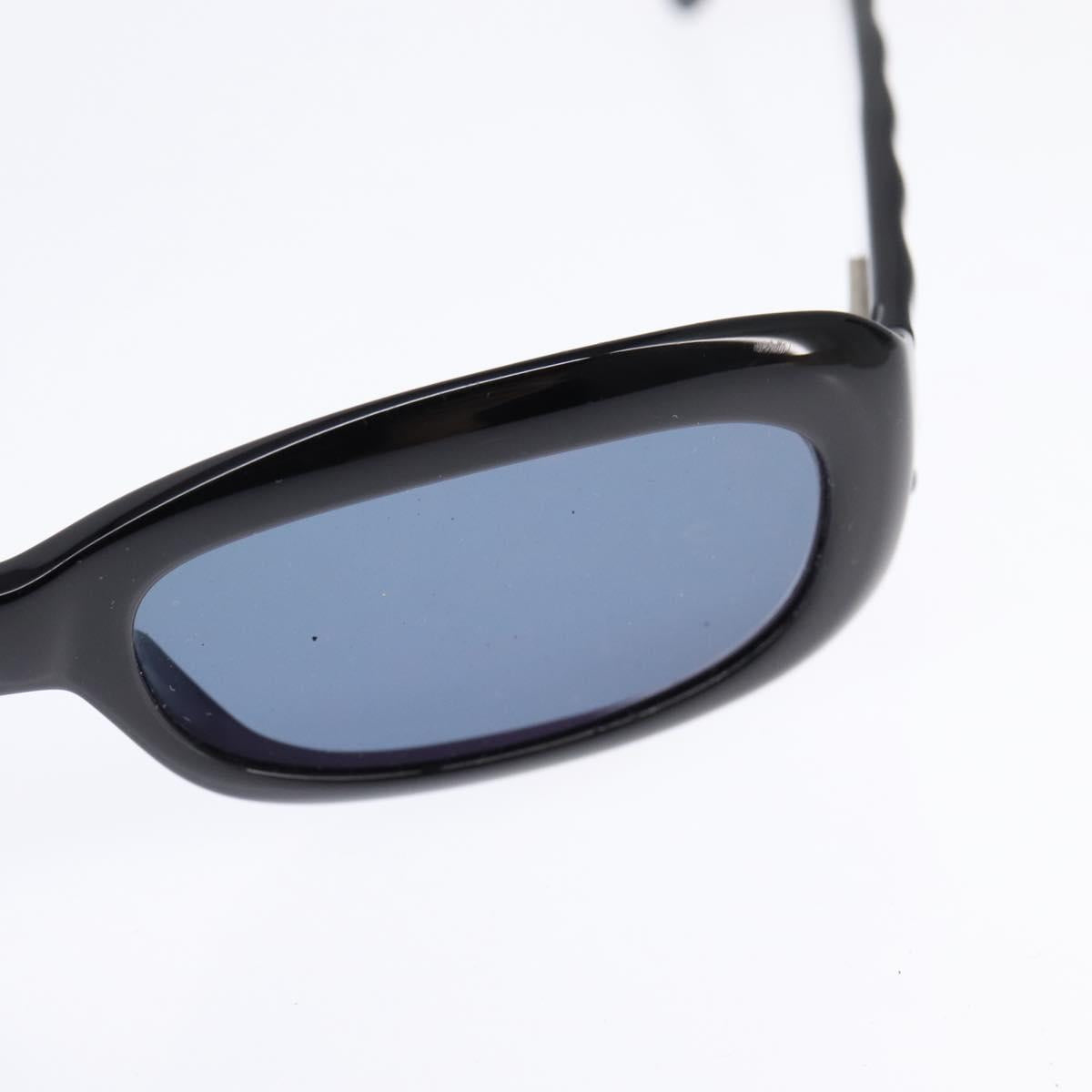 CHANEL Sunglasses plastic Black CC Auth BA6483