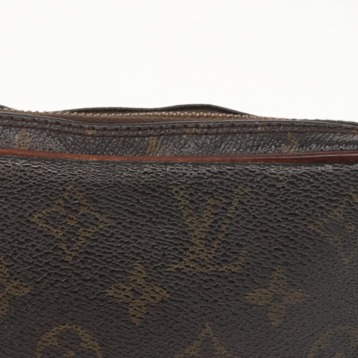 LOUIS VUITTON Epi Monogram Clutch Bag 2Set Yellow LV Auth BA6487