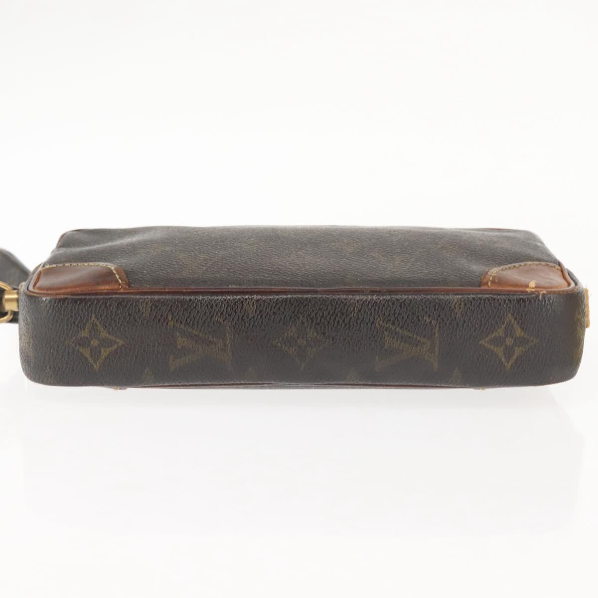 LOUIS VUITTON Epi Monogram Clutch Bag 2Set Yellow LV Auth BA6487
