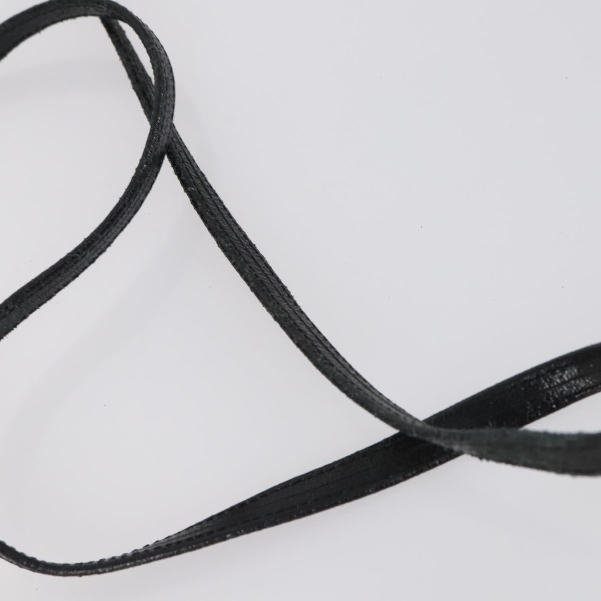 BALLY Bag Canvas Leather 3Set Black Beige Auth BA6489