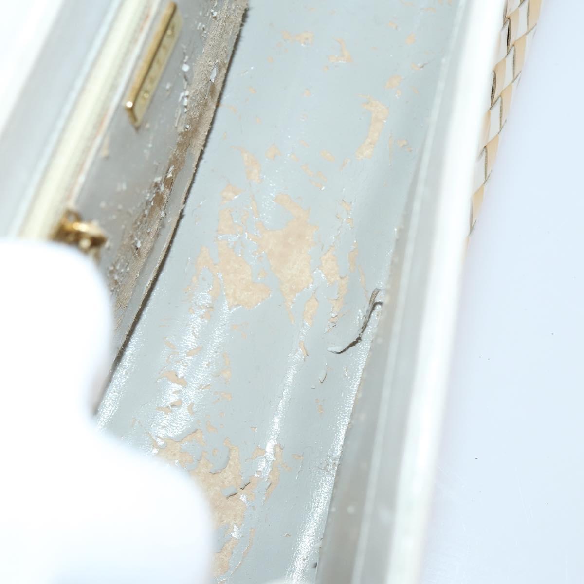 BALLY Bag Canvas Leather 3Set Black Beige Auth BA6489