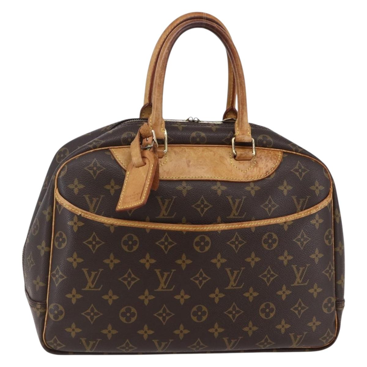 LOUIS VUITTON Monogram Deauville Hand Bag M47270 LV Auth BA6492