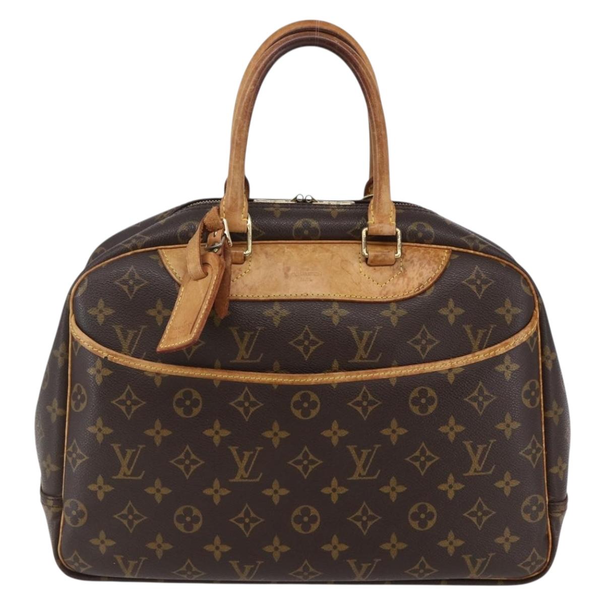 LOUIS VUITTON Monogram Deauville Hand Bag M47270 LV Auth BA6492