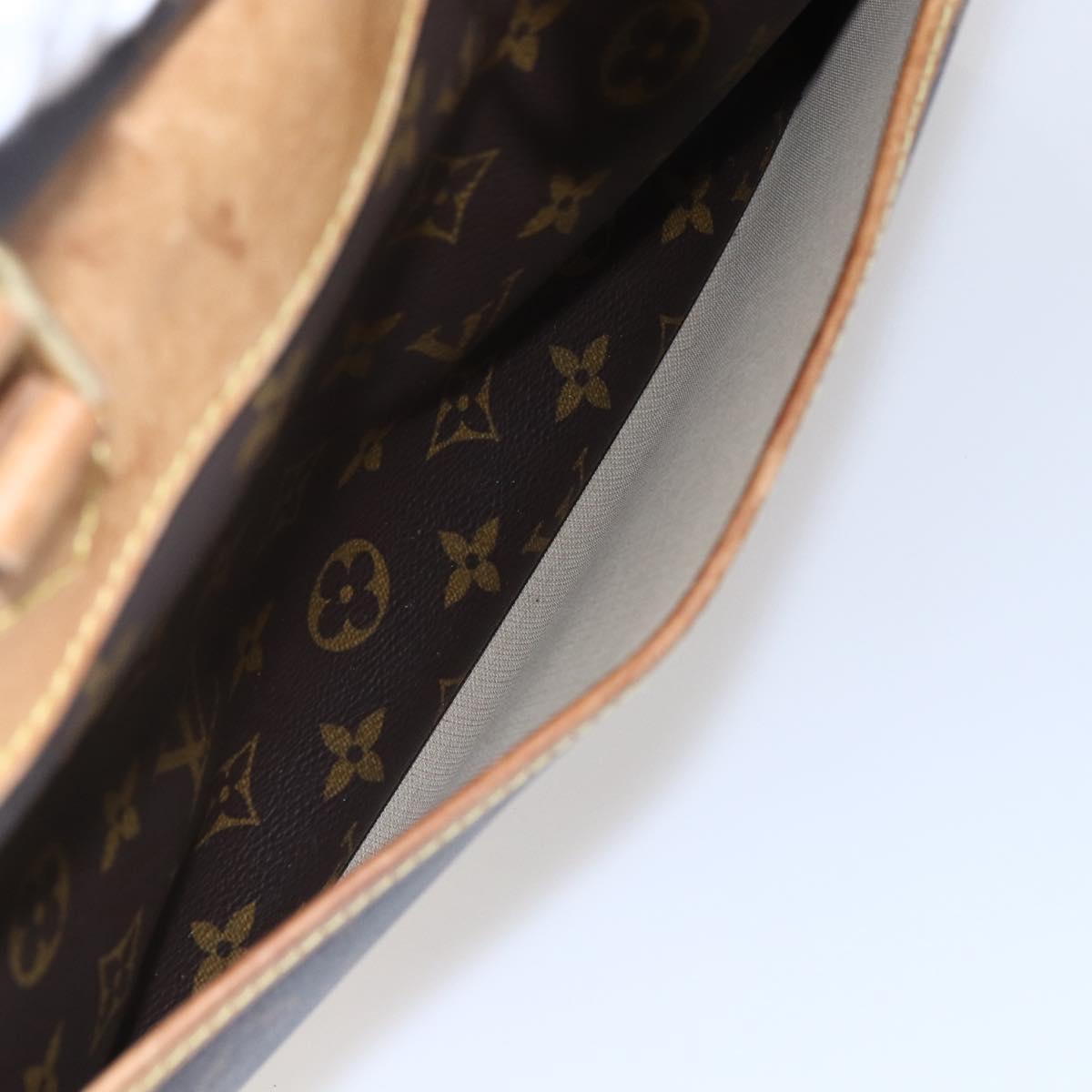 LOUIS VUITTON Monogram Deauville Hand Bag M47270 LV Auth BA6492