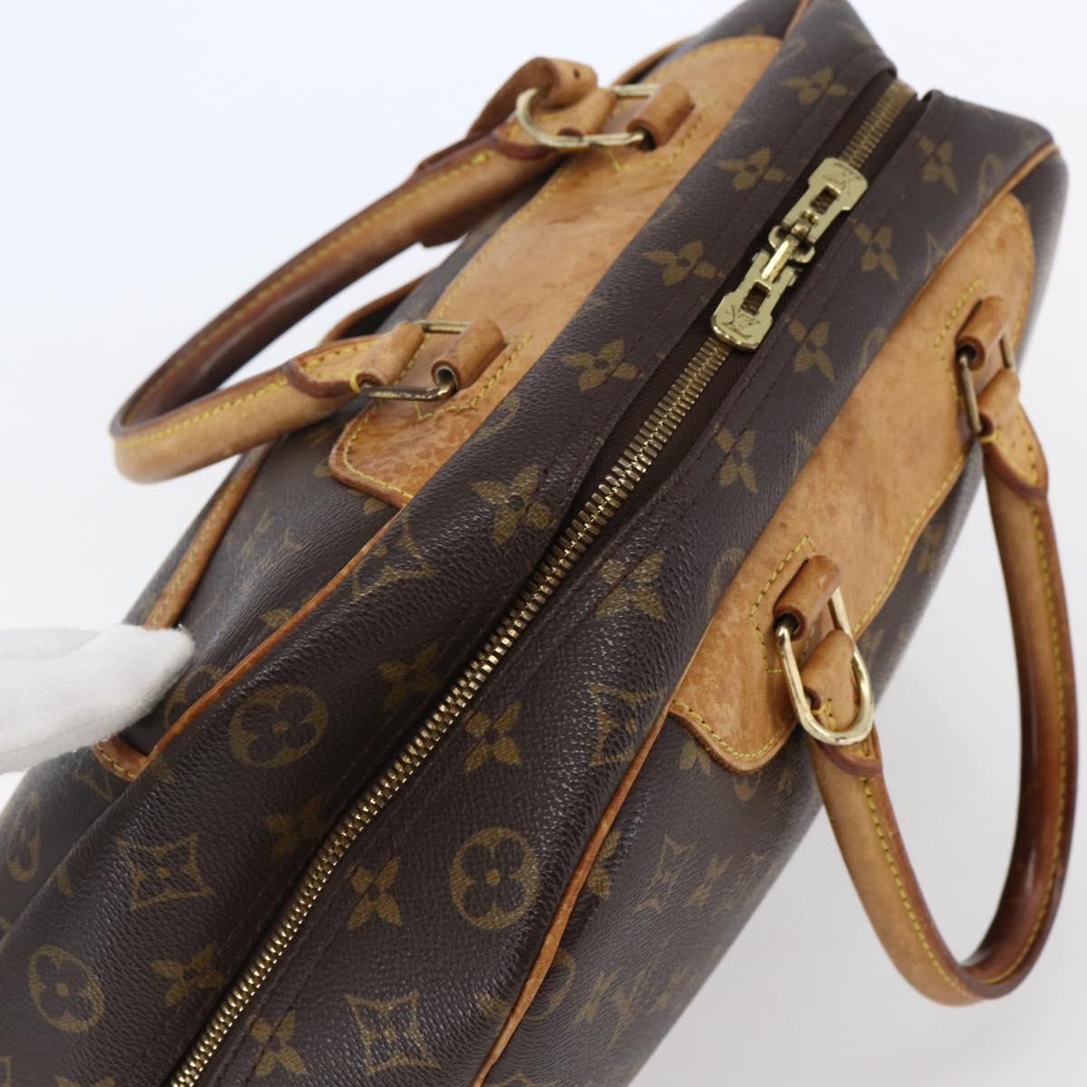 LOUIS VUITTON Monogram Deauville Hand Bag M47270 LV Auth BA6492