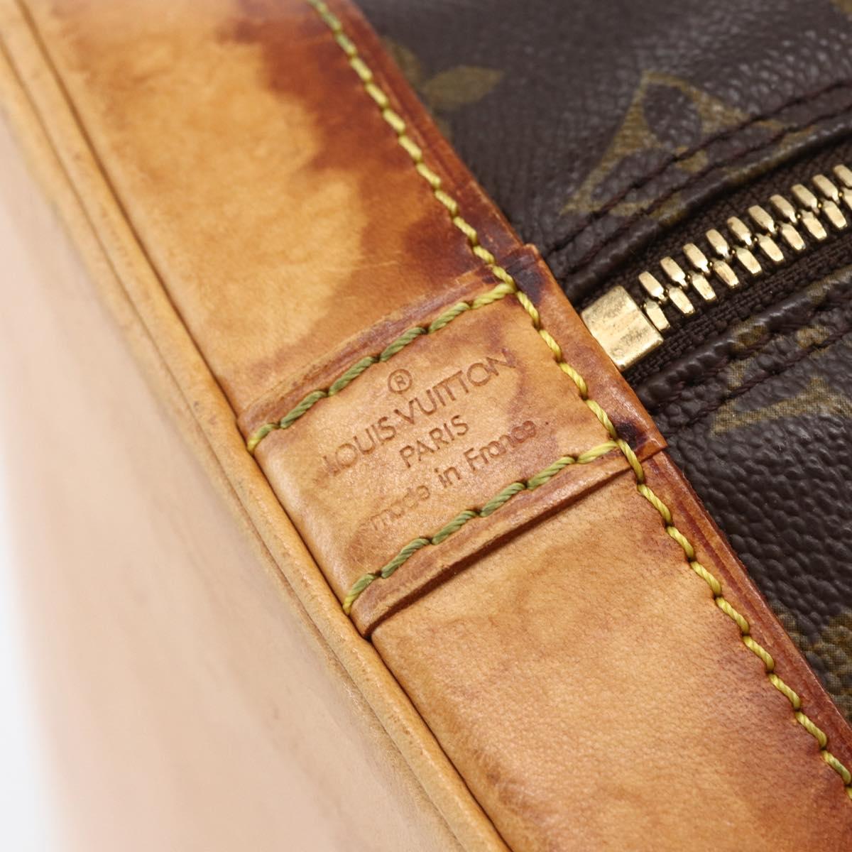 LOUIS VUITTON Monogram Alma Hand Bag M51130 LV Auth BA6493