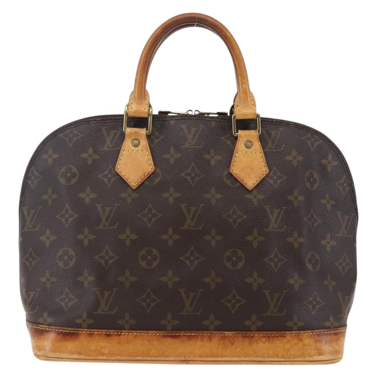 LOUIS VUITTON Monogram Alma Hand Bag M51130 LV Auth BA6493