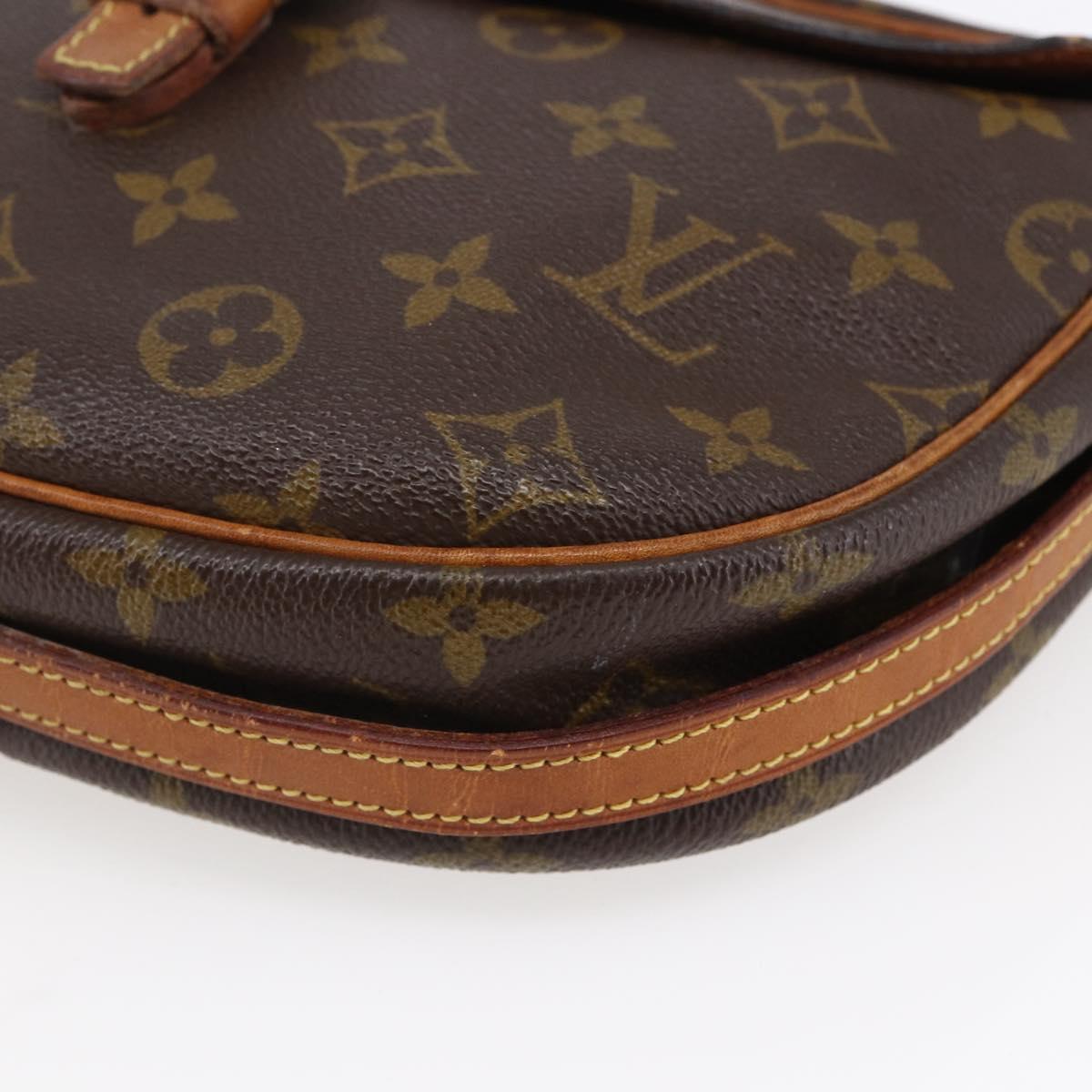 LOUIS VUITTON Monogram Jeune Fille GM Shoulder Bag Vintage M51225 LV Auth BA6494