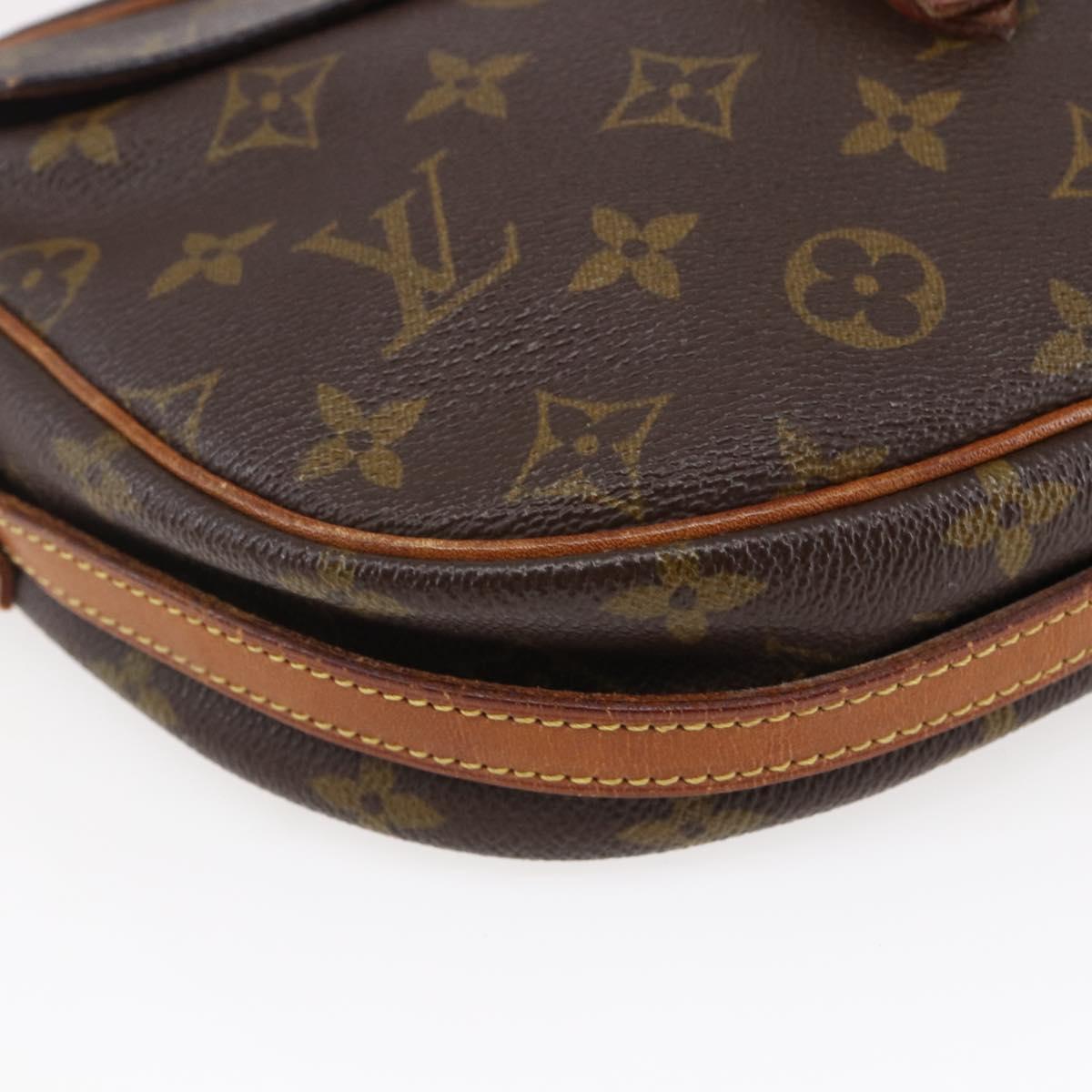 LOUIS VUITTON Monogram Jeune Fille GM Shoulder Bag Vintage M51225 LV Auth BA6494