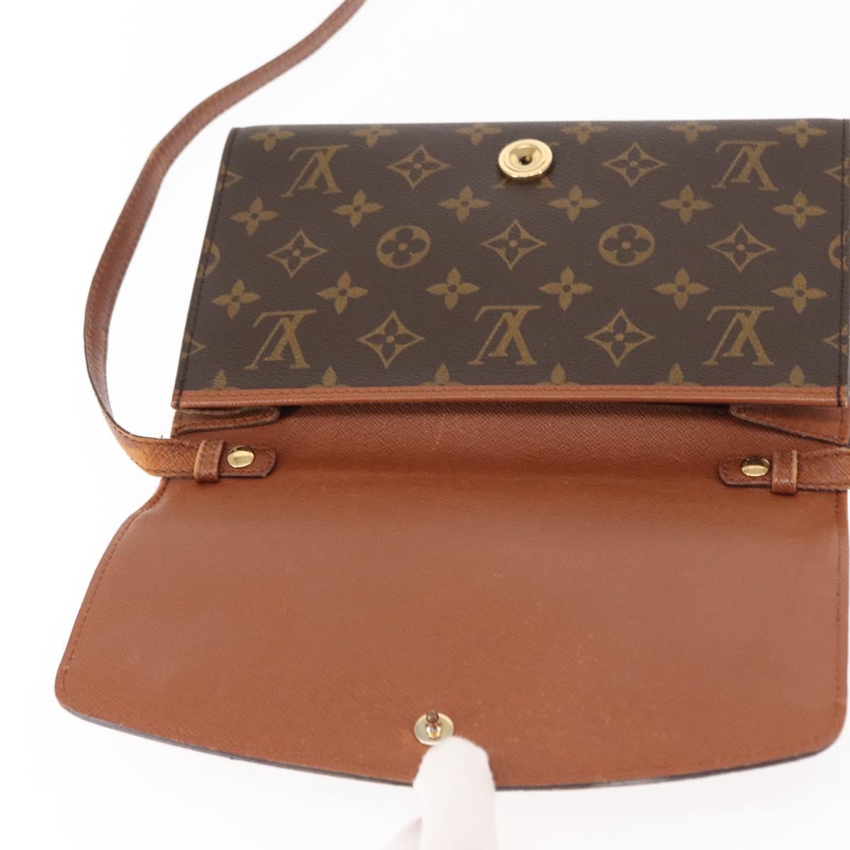 LOUIS VUITTON Monogram Bordeaux 24 Shoulder Bag M51798 LV Auth BA6495