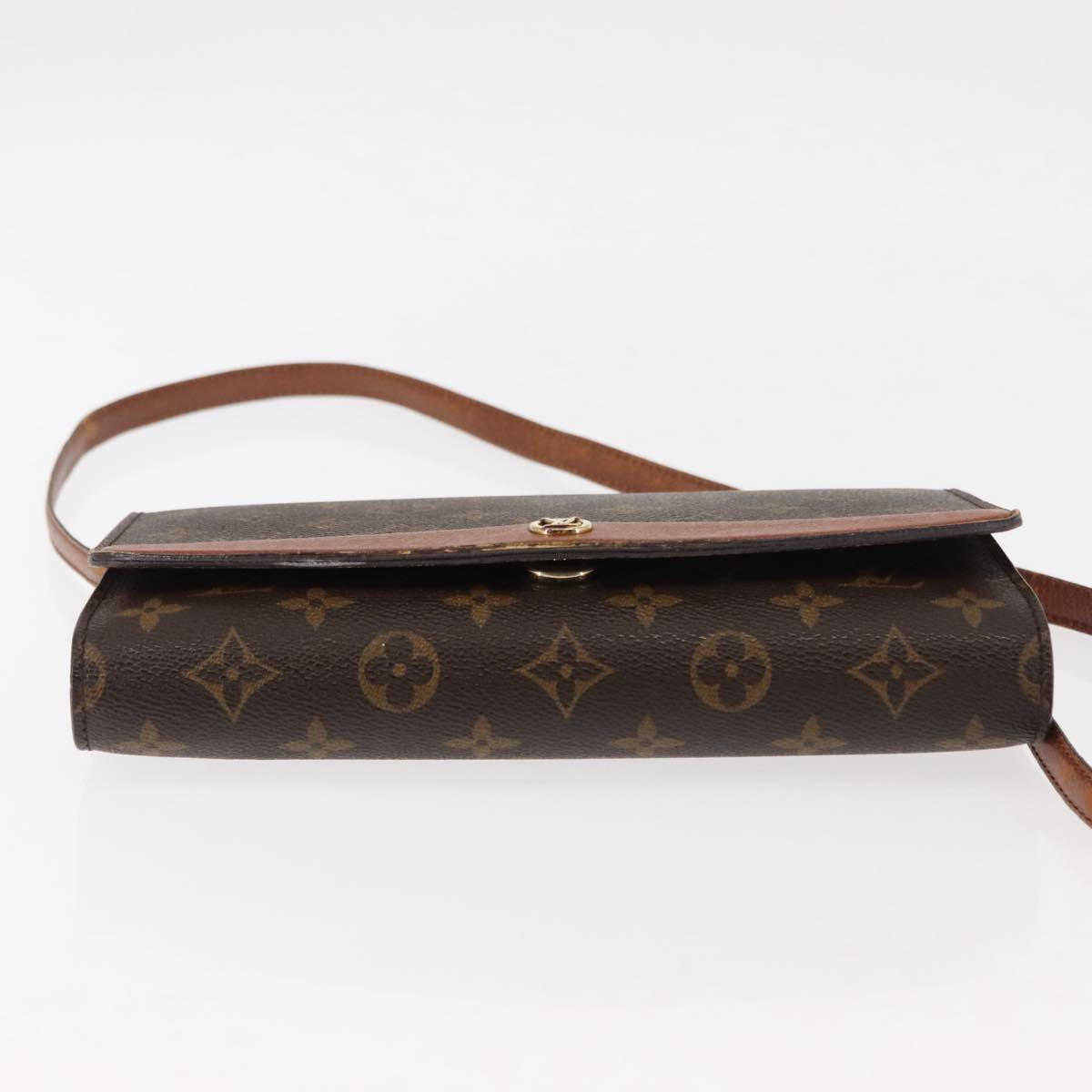 LOUIS VUITTON Monogram Bordeaux 24 Shoulder Bag M51798 LV Auth BA6495