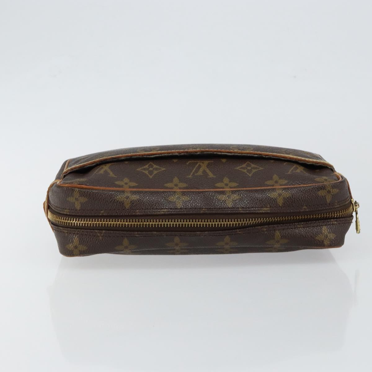 LOUIS VUITTON Monogram Compiegne 23 Clutch Bag M51847 LV Auth BA6497