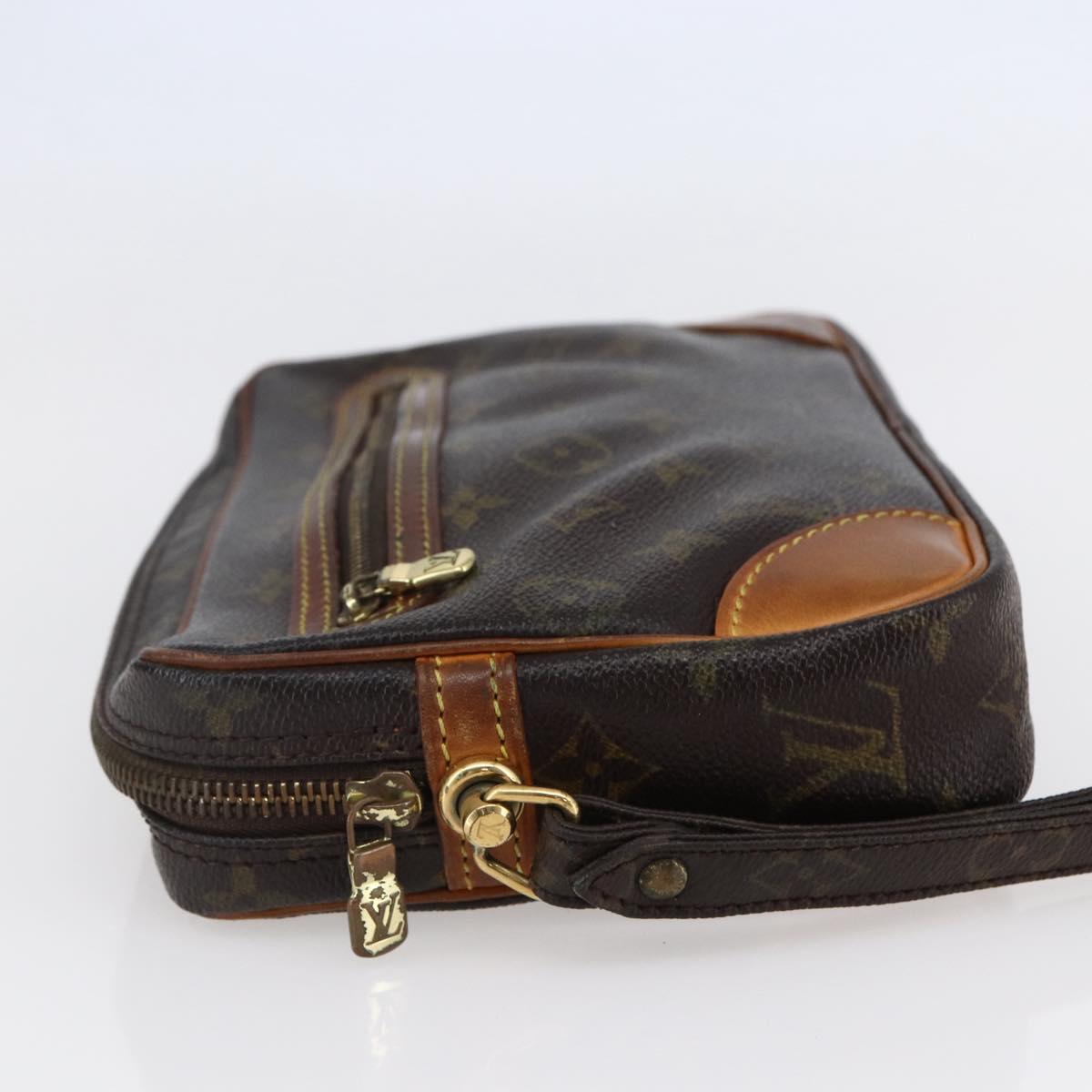 LOUIS VUITTON Monogram Marly Dragonne GM Clutch Bag M51825 LV Auth BA6498