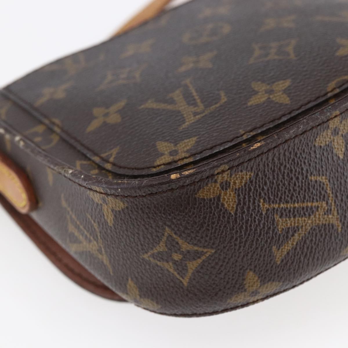 LOUIS VUITTON Monogram Saint Cloud PM Shoulder Bag M51244 LV Auth BA6499