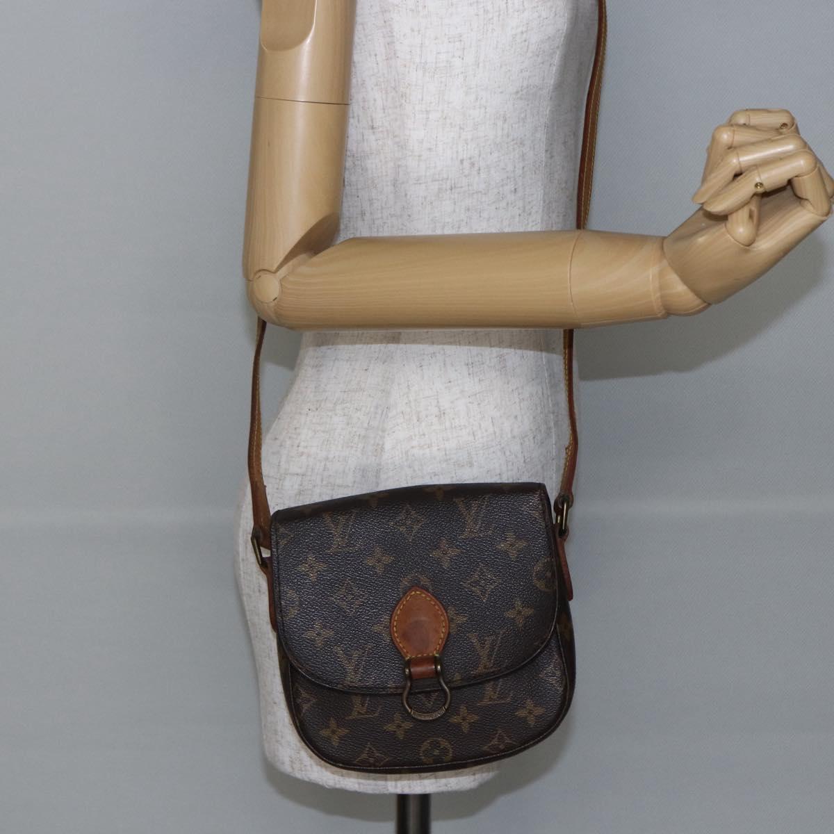 LOUIS VUITTON Monogram Saint Cloud PM Shoulder Bag M51244 LV Auth BA6499