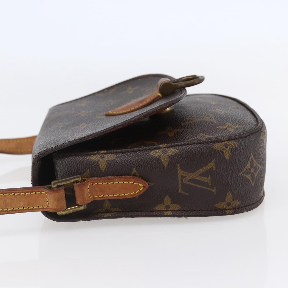 LOUIS VUITTON Monogram Saint Cloud PM Shoulder Bag M51244 LV Auth BA6499
