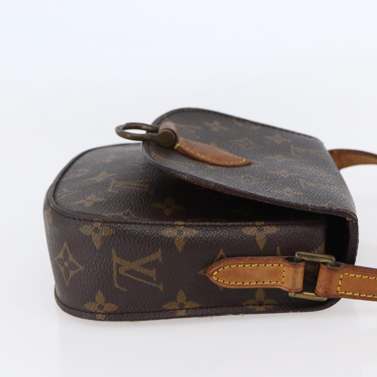 LOUIS VUITTON Monogram Saint Cloud PM Shoulder Bag M51244 LV Auth BA6499