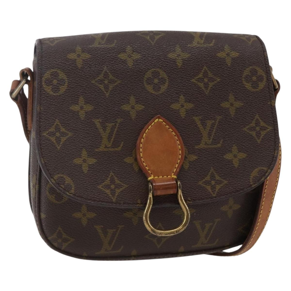 LOUIS VUITTON Monogram Saint Cloud MM Shoulder Bag M51243 LV Auth BA6500