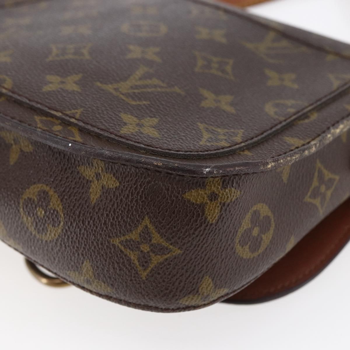 LOUIS VUITTON Monogram Saint Cloud MM Shoulder Bag M51243 LV Auth BA6500