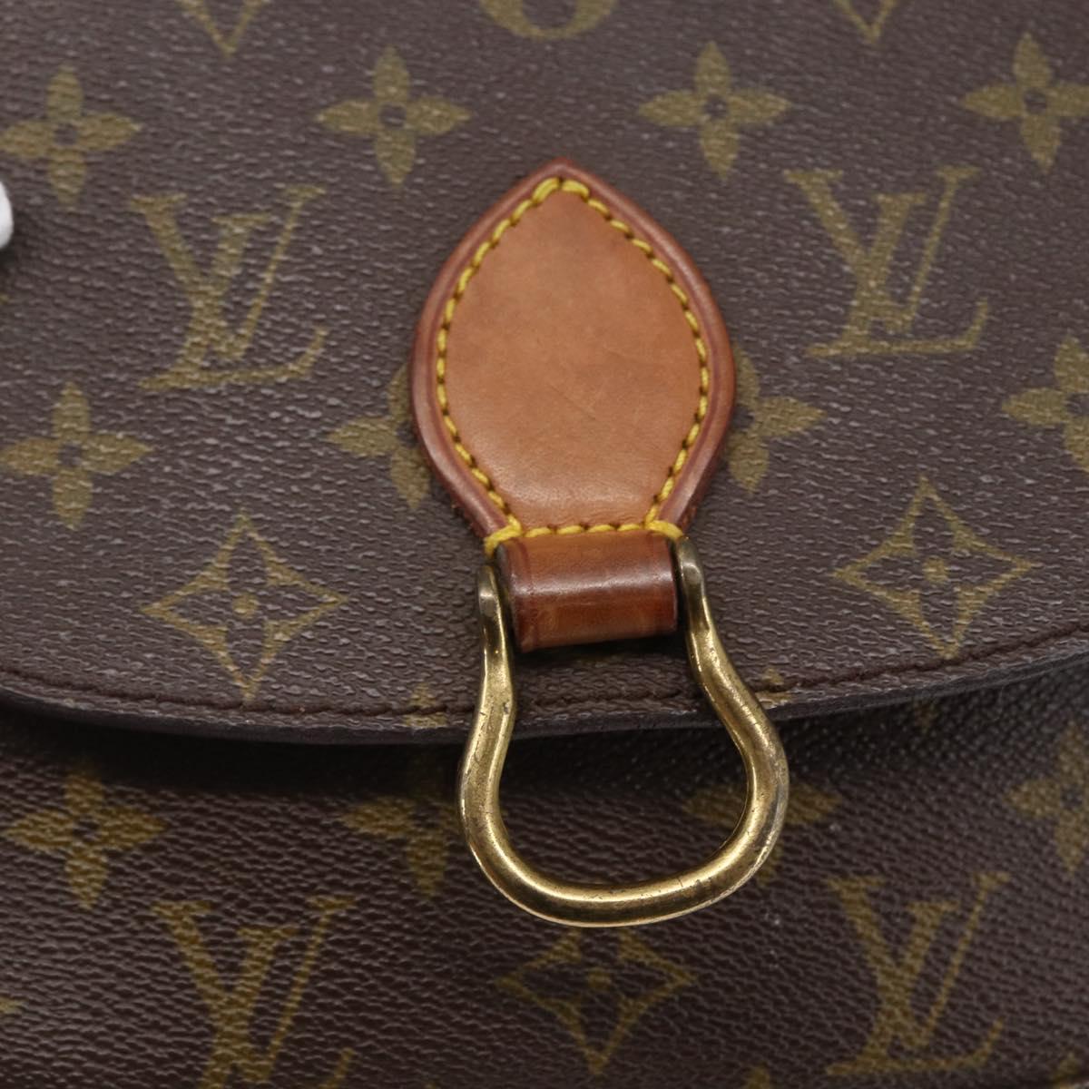 LOUIS VUITTON Monogram Saint Cloud MM Shoulder Bag M51243 LV Auth BA6500