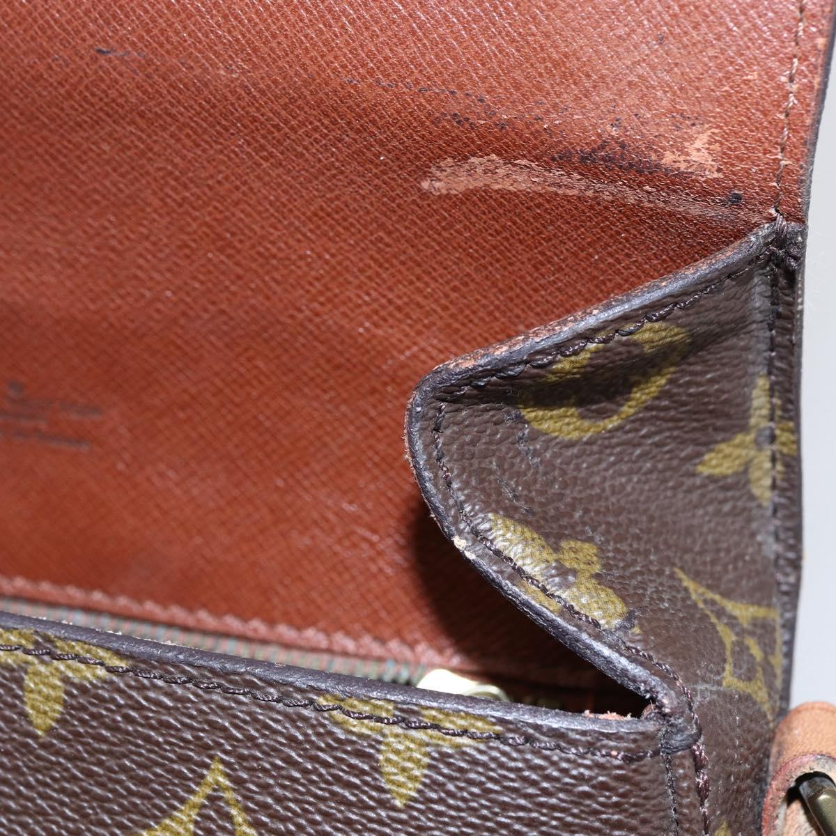LOUIS VUITTON Monogram Saint Cloud MM Shoulder Bag M51243 LV Auth BA6500