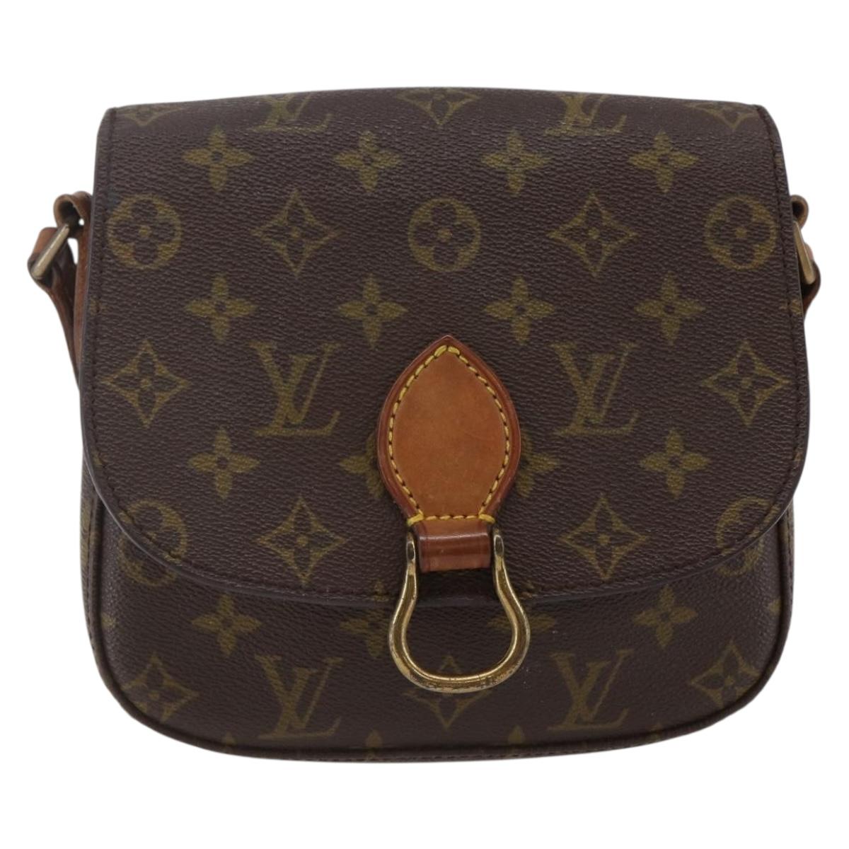 LOUIS VUITTON Monogram Saint Cloud MM Shoulder Bag M51243 LV Auth BA6500