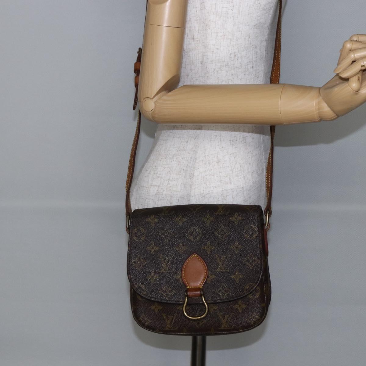 LOUIS VUITTON Monogram Saint Cloud MM Shoulder Bag M51243 LV Auth BA6500