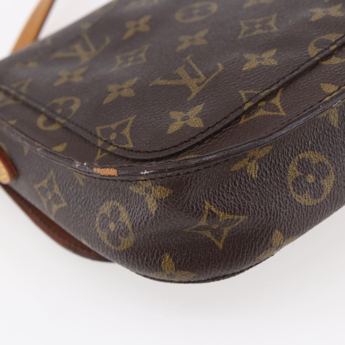 LOUIS VUITTON Monogram Saint Cloud MM Shoulder Bag M51243 LV Auth BA6501
